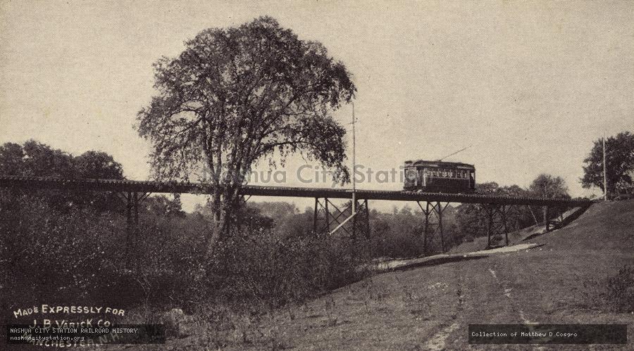 Trestle on New Electric Line - Manchester, New Hampshire to Nashua, New Hampshire